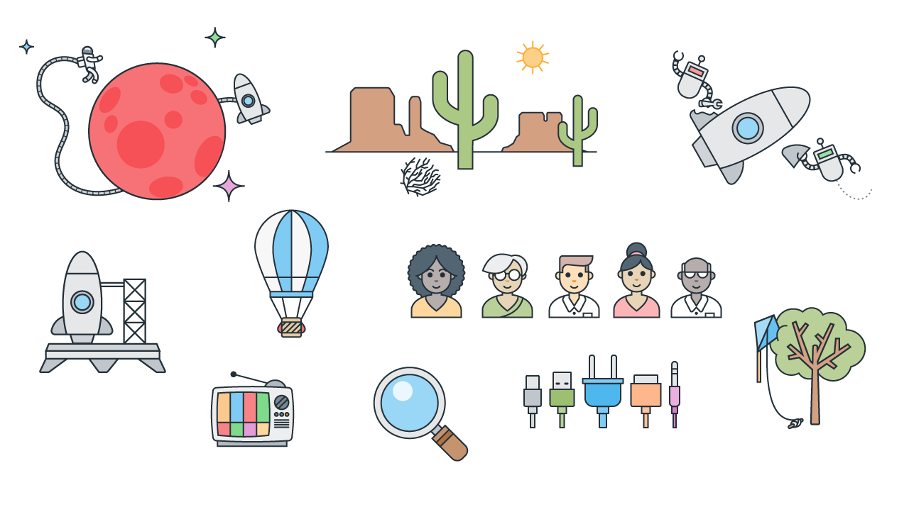 Library Illustrations